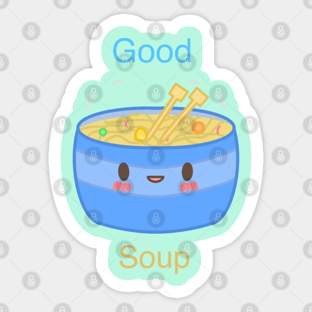 Good soup Sticker by Cloudy Cloud Bunny